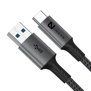 휴대폰 액세서리 PD 15W 5V 3A 고속 충전 5Gbps 유형 C 데이터 케이블 USB PD 충전기 용 고속 충전 케이블 USB A ~ C