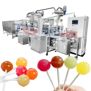 Automatic lollipop stick machine Various shape jelly gummy Lollipop candy making machine