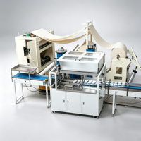 Máquina Semiautomática para Fabricar Papel Higiénico, Precio de Fábrica, Motor de Alta Velocidad 150-200m/min, Capacidad de 1000-2000 Piezas/Min