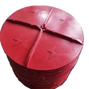 Baffle anti-oiseaux circulaire en fibre de verre moulée pour isolation de lignes haute tension - Product Image 2