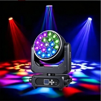 19DK 19x40W RGBW 4-en-1 Projecteur mobile Bee Eye 4-60 °   Projecteur de scène mobile Zoom DMX512 pour discothèque, bar, concert