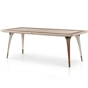 AJJ QS173 solido tavolo da pranzo in legno di lusso set set da tavola da pranzo tavoli