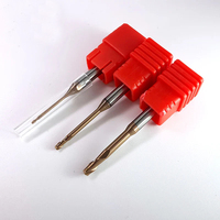 Fraise à rainurer profonde en carbure micro-granulaire, col extra long, petit diamètre 0,2-0,9 mm, mini-fraiseuse CNC de précision