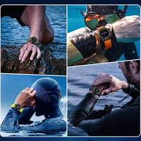 Jam Tangan Komputer Selam Digital D3 Men, Pengingat NDL, Tampilan Kedalaman, Tahan Air, Jam Tangan Olahraga Luar Ruangan untuk Penyelam, Grosir