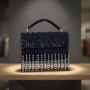 Sac à main en cuir véritable brodé, durable, léger, grande capacité, imperméable, avec double bandoulière amovible et fermeture éclair - Product Image 4