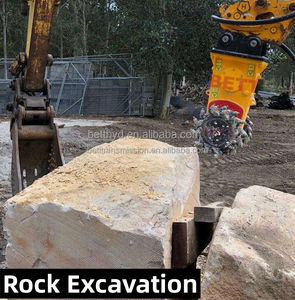 Piezas de maquinaria de construcción Wolver Twin Header Fresa transversal Rock Grinder Breaker Small Excavator Drum Cutter - Product Image 4