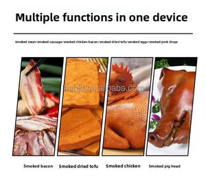 Machine à fumer industrielle pour produits carnés, fumoir pour poulet, bœuf, poisson - Product Image 5