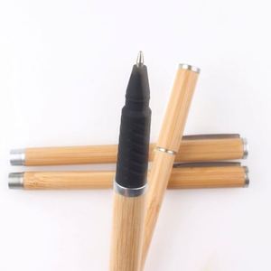 2022 Customized Bamboo Gel Ink <b>Pen</b> With Printed Logo - Product Image 4