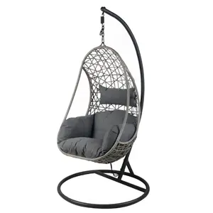 Nova Chegada Mudando a cor do coração Led Swing Chair,Set Outdoor Jardim Duplo Swing Estilo Amor Coração de Plástico Swing/