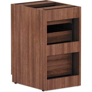 Alera Valencia Series Modern Walnut 3-Drawer Full Pedestal <b>File</b> Left/Right <b>Box</b>/<b>Box</b>/<b>File</b> Legal/Letter 15.63 X Movable Feature - Product Image 3