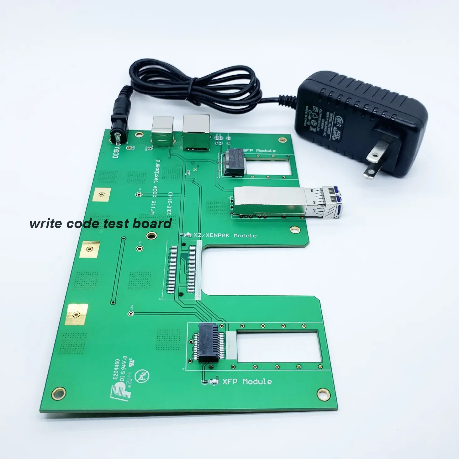 Placa de programación de dispositivo de escritura de código SFP, transceptor óptico SFP + Placa de codificación XFP QSFP