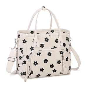 4 Layers Insulated <b>Lunch</b> Tote <b>Bag</b> Floral Print Large Capacity Waterproof Cooler <b>Bag</b> <b>for</b> <b>Women</b> Picnic Work - Product Image 1