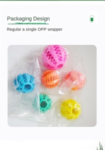 Jouet à mâcher <span class=keywords><strong>pour</strong></span> chien rond solide résistant aux morsures, en TPE écologique, style dessin animé, nettoyage des dents molaires, puzzle en forme de pastèque - Product Image 6