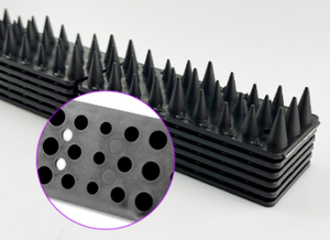 Pointes de clôture en plastique d'extérieur Pointes de dissuasion décoratives pour pigeons de jardin Pointes <span class=keywords><strong>anti</strong></span>-oiseaux en plastique - Product Image 2