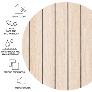 Tấm dán tường xốp 3D sóng gợn, chống thấm, bán chạy, dùng trang trí nội thất phòng khách, tự dính - Product Image 3