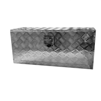 Boîte de rangement pour camionnette Jinxin en aluminium à plaque côtelée, OEM, légère, étanche, verrouillable, avec revêtement en poudre