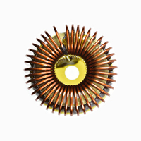 Inducteur toroïdal en poudre de fer jaune avec résistance de polarisation CC pour filtre de sortie SMPS, onduleur solaire et alimentation UPS