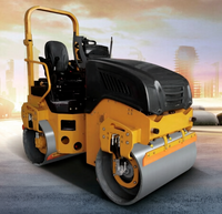 Compacteur tandem STR27C-10 économique de 2,7 tonnes, adapté à l'entretien routier et aux projets d'infrastructure à petite échelle