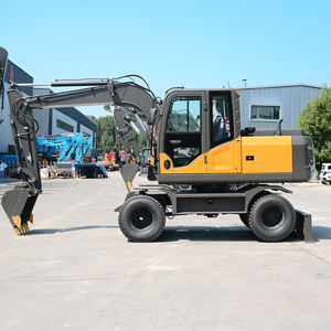 Free Nipping Graafmachine Wielen Hydraulische Grote Digger Zware Graafmachine Rubber Wiel Duurzame Graafmachine Met Wielen Te Koop - Product Image 3