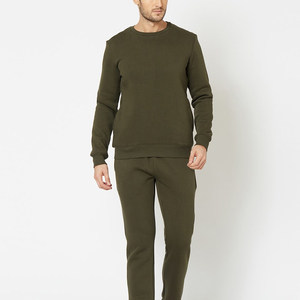 Conjunto Deportivo Casual de Primavera con Cuello Redondo y Ajuste Regular, de Felpa Técnica Estampada de Alto Rendimiento, Venta al por Mayor - Product Image 1