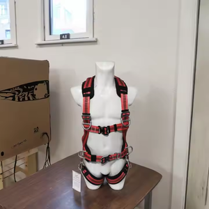 Connecteur complet à insertion rapide anti-chute à haute visibilité pour travailleur de la construction 6 points d'attelage pour les ceintures de sécurité à énergie éolienne - Product Image 4