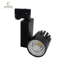10w 20w 30w 40w 50w cob track light 1phase 3 phase adaptor klasik track light untuk toko