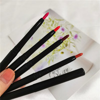 Pensil Lip Liner Label Pribadi Tahan Lama Tahan Air Krim Kontur Bibir Warna Pigmen Tinggi Produsen Makeup OEM Grosir
