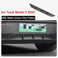 Pour Tesla Model Y Juniper 2025, becquet de pare-chocs arrière, plaque de protection de lancement, diffuseur, couvercle ABS, kit carrosserie, accessoires extérieurs