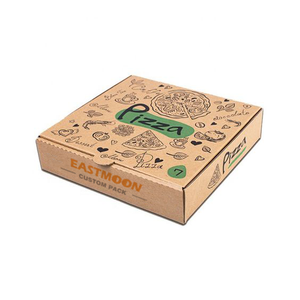 Caja de cartón corrugado personalizada para <span class=keywords><strong>pizza</strong></span>, crepes, cono de gofre, caja de papel de embalaje, <span class=keywords><strong>pizza</strong></span> para llevar, caja triangular para <span class=keywords><strong>pizza</strong></span> - Product Image 2