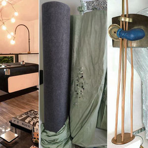 Éponge de filet de haut-parleur en <span class=keywords><strong>feutre</strong></span> gris professionnel 153 avec accessoires de connecteur pratiques à longue durée de service recouverts de coton - Product Image 5