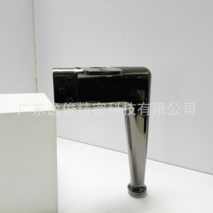 Aluminum Alloy Furniture <b>Legs</b> 205Mm Heavy Duty <b>For</b> <b>Sofa</b> And Cabinet Graphite Color Contemporary Design - Product Image 1