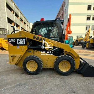 Venta directa de fábrica: Minicargadora CAT 246D original japonesa de segunda mano, motor CAT 246D/CAT262D para construcción. - Product Image 5