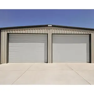 Garagem portátil moderna personalizada por atacado com estrutura de aço Garagem para construção de garagem pré-fabricada