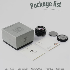 Tttartisan Ống kính máy ảnh lấy nét thủ công Khẩu độ lớn 50mm F2 dành cho ngàm E/x/M43/EOS-M/RF/Z/L - Product Image 6