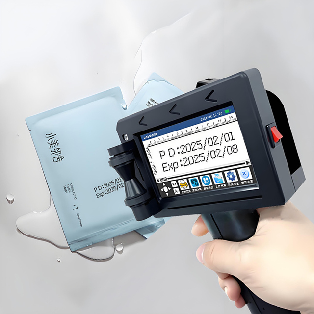 Factory Wholesale Handheld Inkjet Printers with 600dpi Resolution for Production Date Coding and Labeling