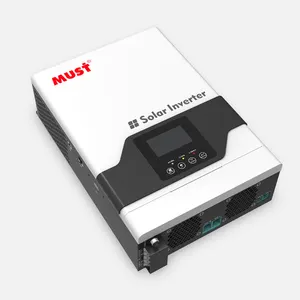 Инвертор неэлектрического питания MUST 48 В, 230 В, 5000 Вт, 5 кВт, параллельная функция, гибридный инвертор с контроллером заряда солнечной батареи MPPT