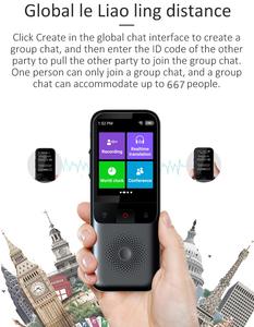 <span class=keywords><strong>Traduttore</strong></span> Intelligente GOTODO per 138+ Lingue, Schermo Touch OLED, <span class=keywords><strong>Portatile</strong></span> <span class=keywords><strong>Mini</strong></span> Wi-Fi per Traduzione Offline in Tempo Reale, Tastiera QWERTY - Product Image 4