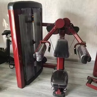 REYK Équipement de fitness commercial pour salle de sport, Machine à soulever les épaules assis en acier, pour entraînement de musculation et soulevé latéral, 75 kg