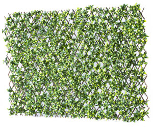 รั้วใบไม้เทียม PE ส่วนตัว,โครงสร้างบังตาไม้วิลโลว์สำหรับระเบียงและเฉลียง - Product Image 1