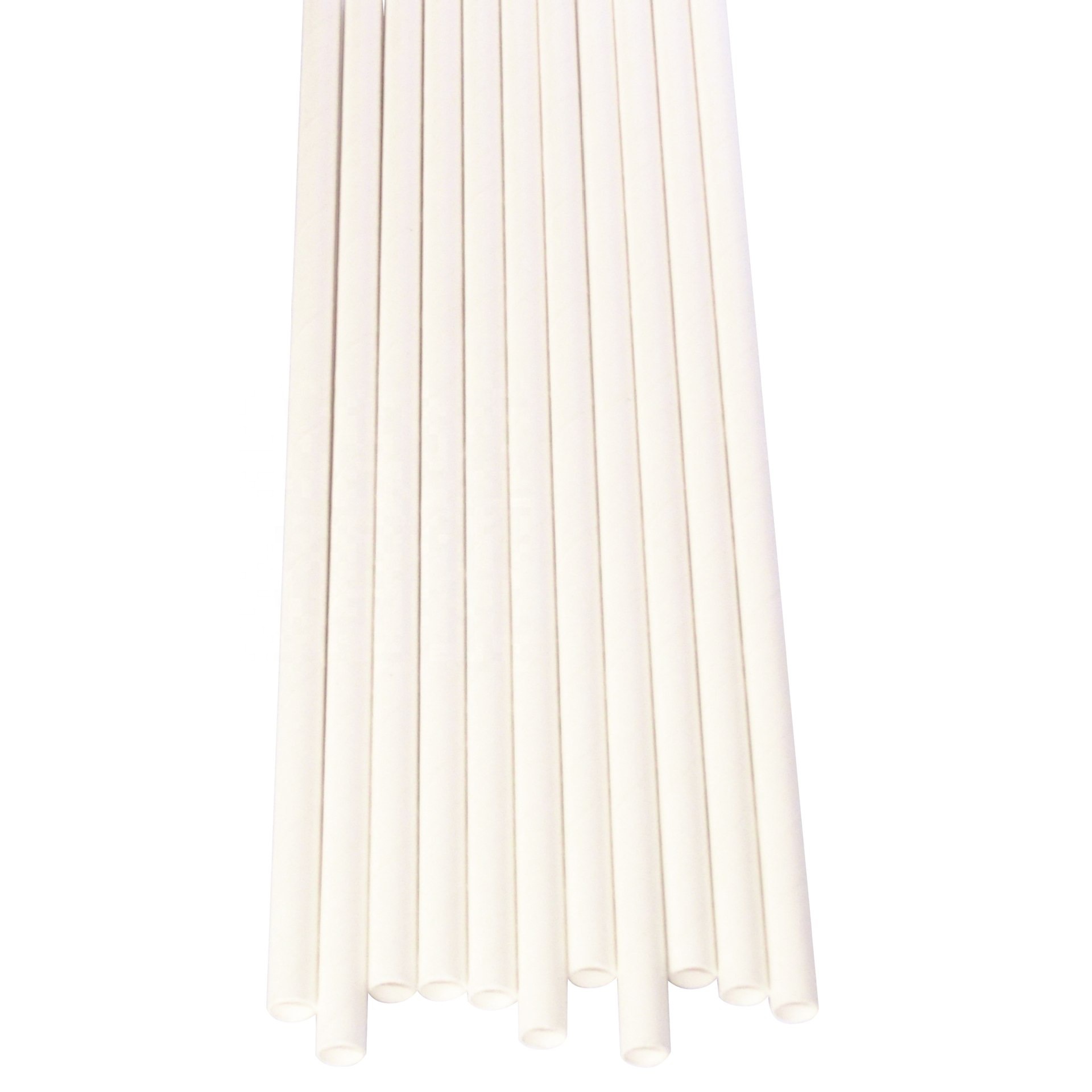 Wholesale Biodegradable & Recyclable Paper Drinking Straws Long Disposable with Custom Logo for Juice Cocktail Milkshake Parties
