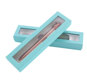 Aceptamos diseño personalizado de cartón caja de la pluma de con la viuda en la parte superior - Product Image 2