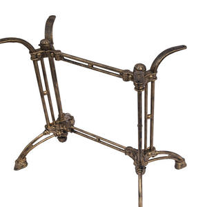 Base de Mesa Doble de Hierro Fundido Resistente con 4 Patas para Mesas de Comedor de Exterior y Hoteles - Uso en Restaurantes - Product Image 2