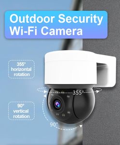 <span class=keywords><strong>Caméra</strong></span> de sécurité <span class=keywords><strong>sans</strong></span> <span class=keywords><strong>fil</strong></span> extérieure 4MP WiFi, vision nocturne couleur, capteur CMOS, étanche IP65, audio bidirectionnel, <span class=keywords><strong>caméra</strong></span> réseau domestique - Product Image 3
