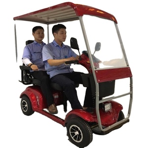 Scooter Eléctrico de Movilidad de Gran Tamaño <span class=keywords><strong>con</strong></span> 2 Asientos y 4 Ruedas, <span class=keywords><strong>con</strong></span> Techo Solar para Adultos - Product Image 1