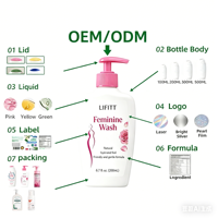 Nettoyant Intime Quotidien à la Rose Marque Blanche 200ml – Hydratation Naturelle, Équilibre du pH, Élimine les Odeurs
