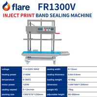 Machine de scellage verticale à bande continue FR1100/1200/1300 pour sacs de grande taille, scelleuse thermique continue pour films plastiques et sacs en aluminium