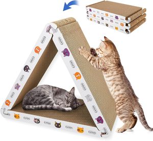 rascador triangular rectangular con pelota <span class=keywords><strong>para</strong></span> gato rascador <span class=keywords><strong>para</strong></span> <span class=keywords><strong>gatos</strong></span> <span class=keywords><strong>de</strong></span> <span class=keywords><strong>carton</strong></span> - Product Image 1