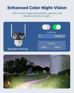 สำหรับ reolink กล้องนิรภัยกลางแจ้งอัจฉริยะ, กล้องนิรภัย4K เลนส์คู่180 ° มุมกว้างพิเศษ2.4/5GHz WIFI สีกลางคืนมีไมค์ในตัว - Product Image 4