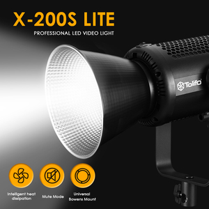 TOLIFO X-200S <span class=keywords><strong>lite</strong></span> 215W 5600K Daylight LED COB Video Light 8FX Efeitos de luz APP Controle Fotografia Estúdio Iluminação Equipamento - Product Image 3