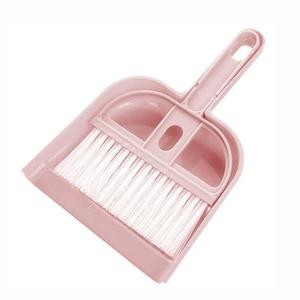Mini Dustpan Broom Set 2 In 1 Soft Bristles Plastic Desktop Cleaning <b>Tool</b> For Home Office Keyboard Use - Product Image 5